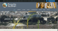 Desktop Screenshot of parrocchiasanbiagio.it