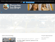 Tablet Screenshot of parrocchiasanbiagio.it